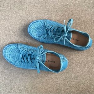 Donald J. Pliner “Cecile” Mesh Sneakers in Denim